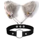 thumbnail image 1 of Diadema con lazo para oreja de gato, collar, guantes con garra de gato, diadema con campana de felpa para Cosplay, tocado para fiesta de disfraces para mujer y niña, accesorios para el cabello, 1 of 5