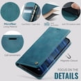 thumbnail image 2 of Funda tipo cartera para iPhone 16e/iPhone SE 4/iPhone SE 2025, de piel, con tarjetero, soporte, cierre magnético y protección RFID de TPU a prueba de golpes, 2 of 8