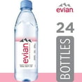 thumbnail image 2 of evian Natural Spring Water, One Case of 24 Individual 500 ml 16.9 oz. Bottles of Naturally Filtered Spring Water .2 Cases of 12, 2 of 5