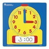 Learning Resources Write & Wipe Demonstration Clock, Easy-to-Read, 12" Square Clock, Ages 6+