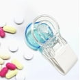 thumbnail image 4 of 2Pcs Blue Portable Pill Taker Remover, Blister Pack Opener Popper Assistance No Contact Easy to Take Out Portable Travel Tablet Dispenser Pills Extractor Tool for Elderly, Disabled,Medication Aids, 4 of 5