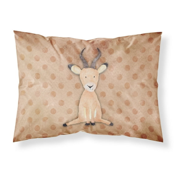 Polkadot Antelope Watercolor Fabric Standard Pillowcase