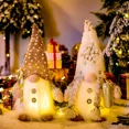 thumbnail image 5 of Muñeco elfo de Navidad de 30 cm con luz LED de noche, decoraciones navideñas para el hogar, Navidad 2025, regalos de Año Nuevo para niños, 5 of 5