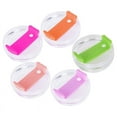 thumbnail image 5 of 40Oz Tumbler Cup Lid Food Grade Straight Cup Lid Splash Resistant Straw Hole Skinny Tumbler Cover Replacement, 5 of 10