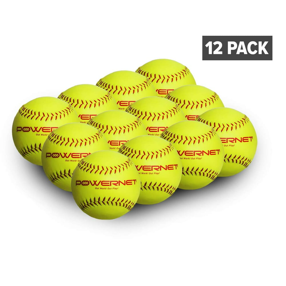 Practice Softballs 12 PK Recreation Grade Regulation Size