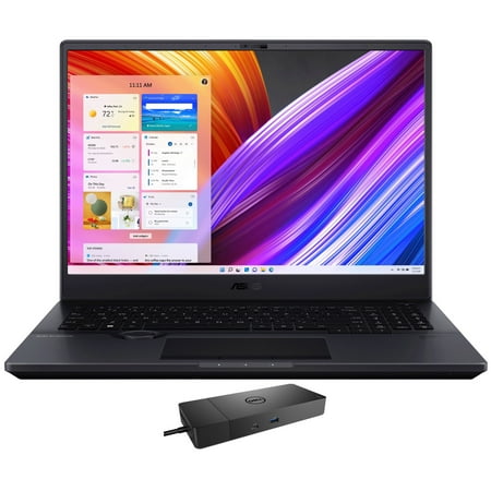 ASUS ProArt Studiobook 16 Workstation Laptop (Intel i7-12700H 14-Core, 16.0in 60Hz 3840x2400, GeForce RTX 3070 Ti, 64GB DDR5 4800MHz RAM, Win 11 Pro) with WD19S 180W Dock