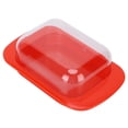 thumbnail image 4 of , Durable Butter Container with Lid, Portable Cheese Dish Holder Tray, 4 of 8