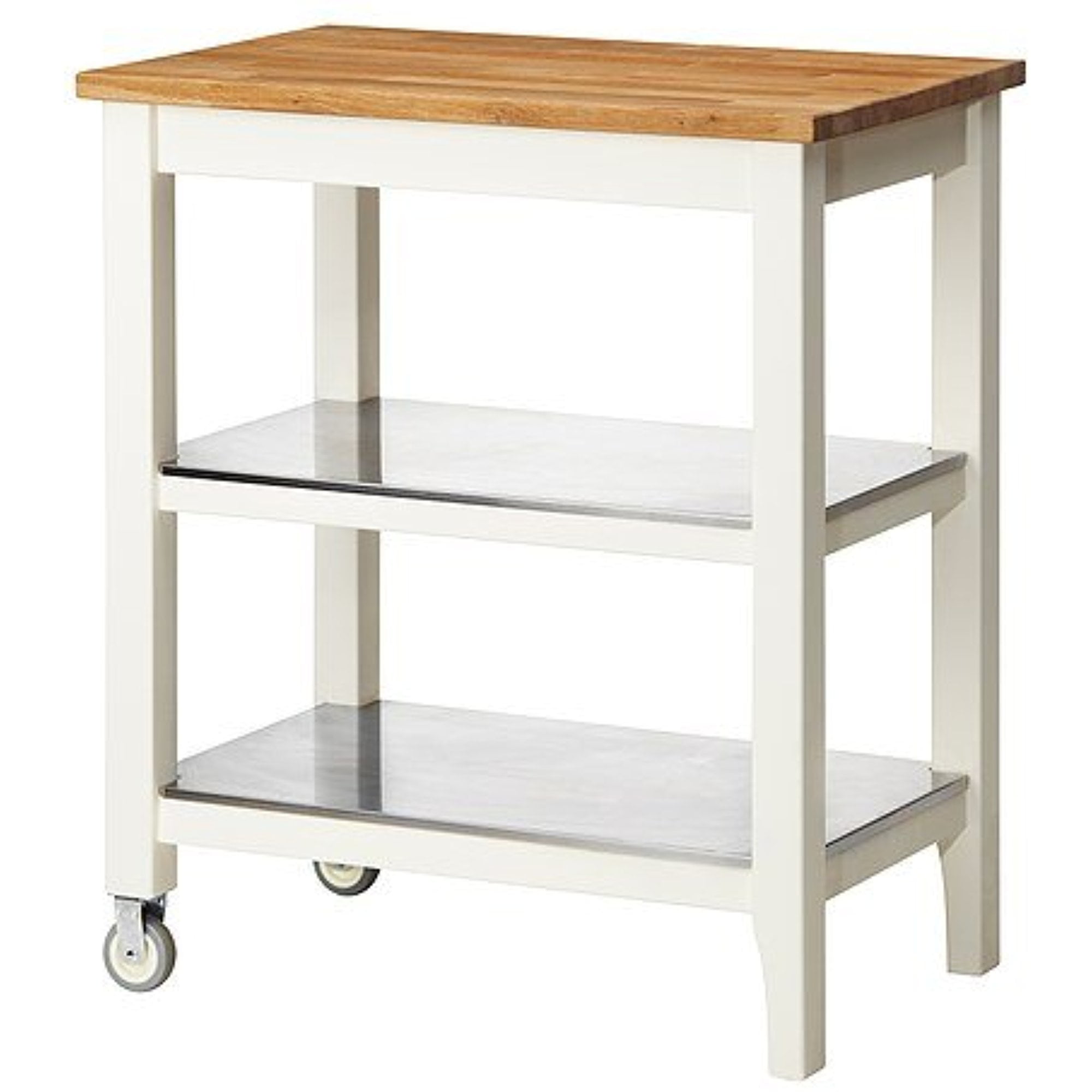 Ikea Kitchen cart, white, oak 2214.8112.610