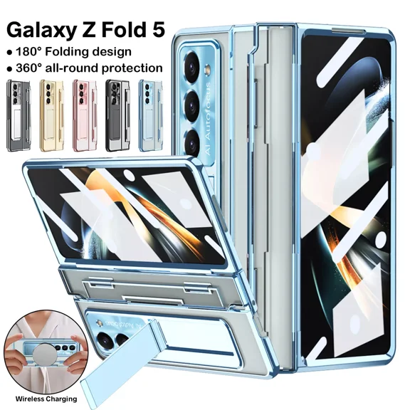 For Samsung Galaxy Z Fold 6/5/4/3 Shockproof Stand Case Hinge Screen Protector