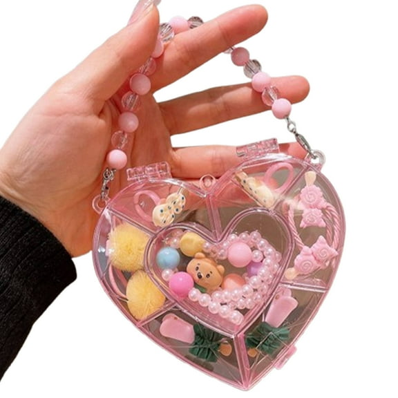 DESIGNICE Bracelet,Colorful Cartoon Fruit Charm Bracelet,Safe Non Toxic Kids Bracelets,Pink