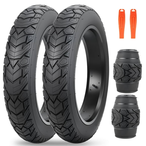 Neumáticos para bicicleta MEGHNA MG-BT-20-4.0, 20 x 4 pulgadas, plegables, paquete de 2