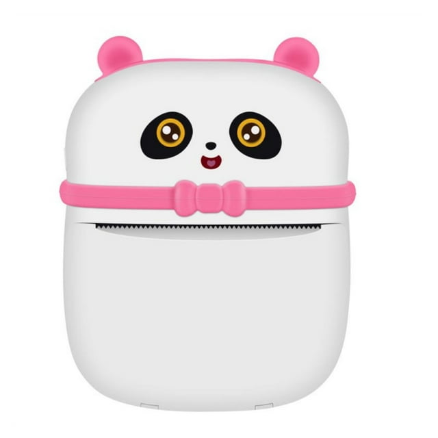 Mini Imprimante Thermique Panda Bluetooth Imprimante Photo Mobile Imprimante de Poche Étudiant Imprimante de Questions Erronées, Impression Multi-Format