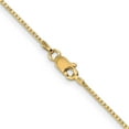thumbnail image 4 of 14K Yellow Gold 1mm Box Chain (24 X 1) Made In Peru box100-24, 4 of 5