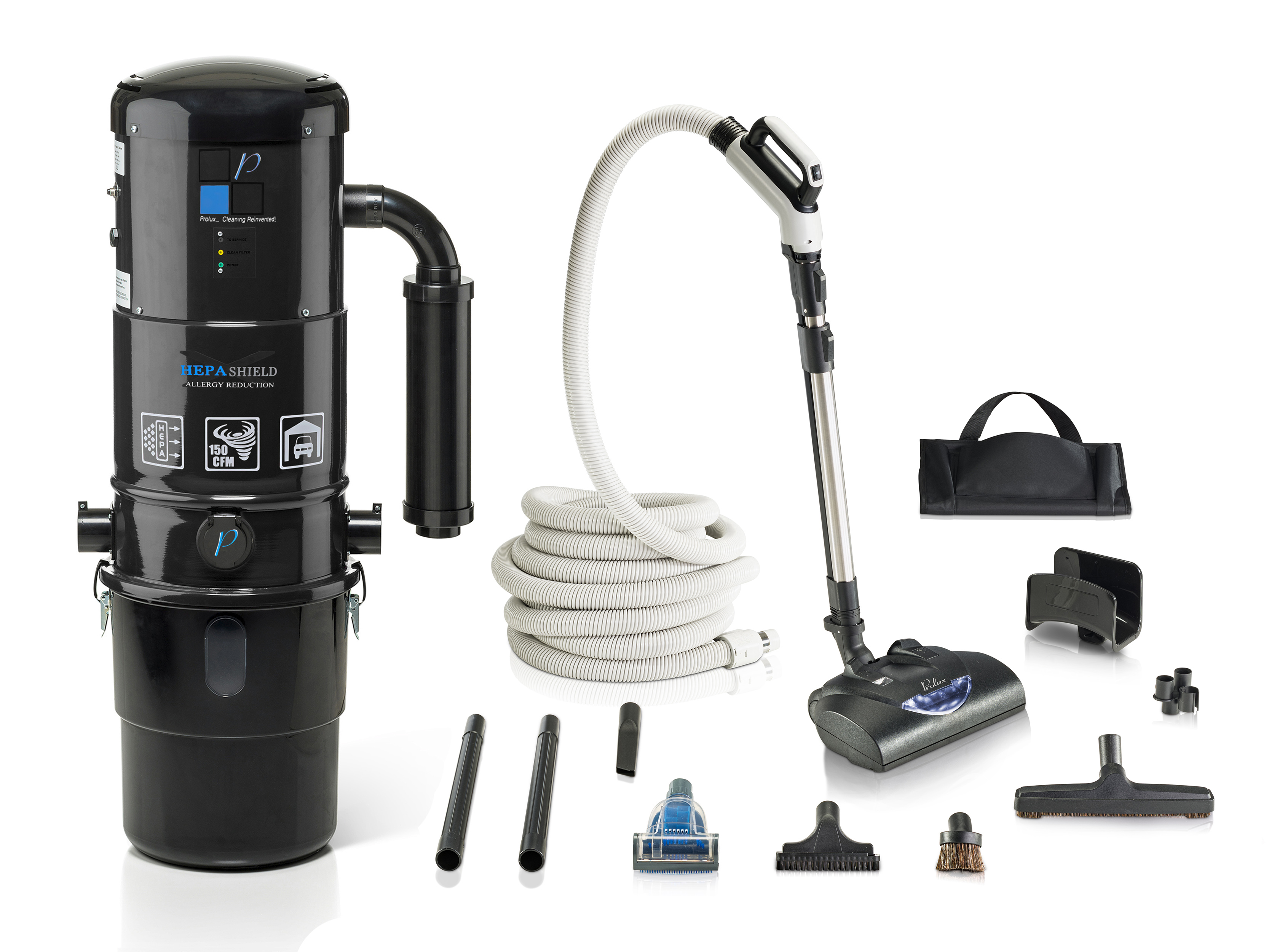 Prolux CV12000 Central Vacuum Unit System with Electric Hose Power