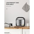 thumbnail image 5 of Sandwich Panini Maker Grilled Cheese, Machine Tuna Melt Omelets Non-stick Cooking Surface, 2 Slice, 750 Watts, Stainless Steel, 5 of 7