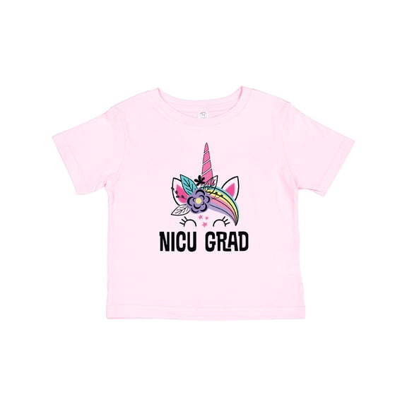 Inktastic Nicu Graduate Baby Girl Unicorn Girls Baby T-Shirt
