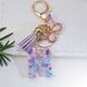 thumbnail image 3 of Llavero con colgante de copo de nieve, lentejuelas, gotas de pegamento de cristal, letras en inglés, para bolso de hombre y mujer, regalo, 3 of 6