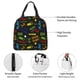 thumbnail image 4 of Fotbe Pixel Game Bolsa Térmica con Estampado y Forro de Aluminio Grueso Bolsa de Almuerzo con Bolsillo Frontal para Hombres y Mujeres, Ideal para Trabajo, Escuela, 4 of 8