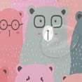 thumbnail image 4 of Cute Bear Pattern Shower Curtain Waterproof Washable Bathroom Shower Curtain Polyester Cloth Fabric Bathroom Decor Set with 12 Hooks, 60x72 inches, 4 of 6