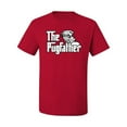 thumbnail image 2 of Wild Bobby,The Pugfather Funny Godfather Movie Logo Pug Parody, Father's Day, Men Graphic Tees, Red, Large, 2 of 3