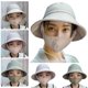 thumbnail image 3 of Sombrero de pescador de ala ancha con protector solar para la cara, ideal para montar a caballo al aire libre., 3 of 5