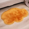 thumbnail image 4 of TIELUTT Imitation Wool Carpet Living Room Shag Carpet Oval Bedroom Machine Washable Floor Mat Throw Rugs for Living Room Popcorn Blanket Area Rug Living Room Decorative Blankets Big Soft Blanket, 4 of 4