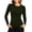 Green(Ladies Tops), variant on Fleece Warm Crewneck Tops for Women Long Sleeve Soft Stretch Slim Fit Base Layer Shirts for Casual Fall Winter