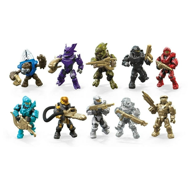 MEGA Construx Halo 10 Year Anniversary Micro Action Figures