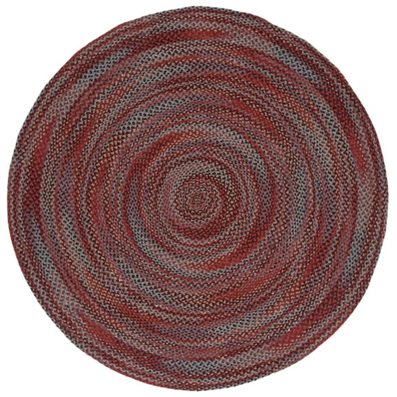 SAFAVIEH Braided BRD257P Handwoven Blue / Rust Rug