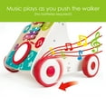 thumbnail image 3 of Hape My First Musical Walker Wooden Push & Pull Learning Toy for Baby & Toddler, 3 of 9