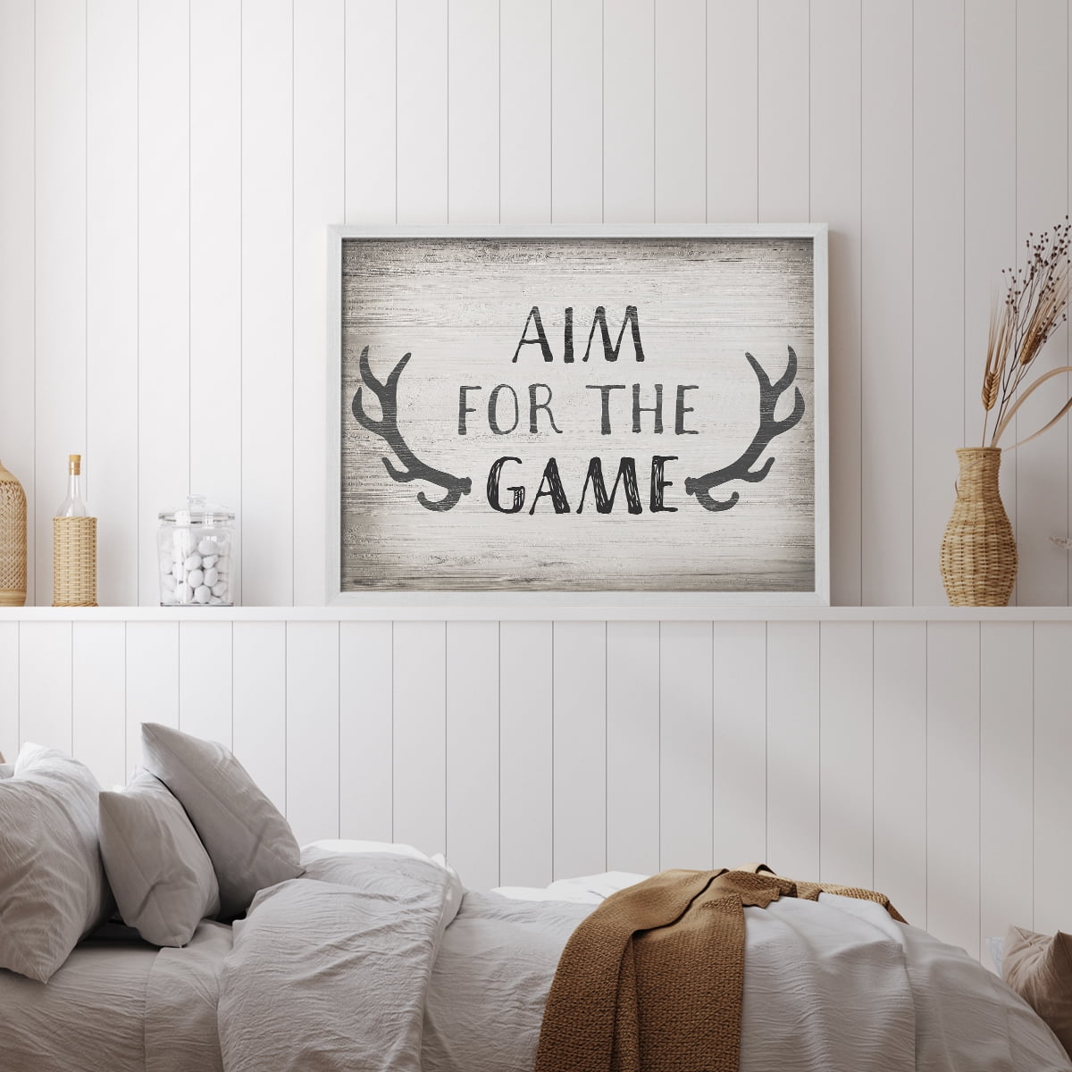 Aim Game by CAD Designs - Restickable Framed Giclée Print