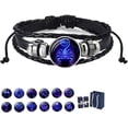 thumbnail image 5 of Spirilet Bracelet for Women, Zodiac Signs Spirit Bracelet, Serene Manifestation Bracelet, Adjustable 12 Constellation Zodiac Leather Bracelets Unsex, 5 of 9