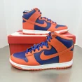 thumbnail image 1 of N I-K-E Dunk High Retro New York Knicks Orange Royal Blue Size Men 13M W BOX ??, 1 of 6