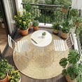 thumbnail image 2 of YUSAZENS 3-Piece Folding Patio Bistro Set, Table & 2 Chairs, No Assembly Required, Indoor/Outdoor Furniture for Balcony, Yard, Garden, White, 2 of 7