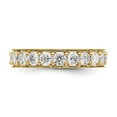 thumbnail image 4 of 14k Yellow Gold Round Diamond Vintage Eternity Wedding Band Anniversary Ring Size 5.5 - 2 Ct., 4 of 5