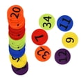thumbnail image 1 of Carpet Marker, Wear  Polyester Floor Dot Marker 36pcs  For Classroom For Kindergarten For Teachers 36pcs, 1 of 8