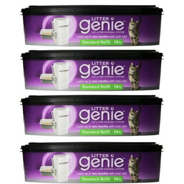 Litter Genie Cat Litter Disposal System REFILL CARTRIDGE - 4 pack