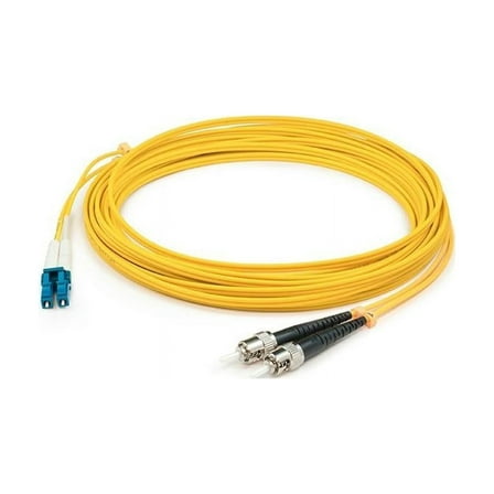 AddOn 1m LC to ST OS1 Yellow Patch Cable - Patch cable - LC/UPC single-mode (M) to ST/UPC single-mode (M) - 1 m - fiber optic - duplex - 9 / 125 micron - OS1 - halogen-free - yellow