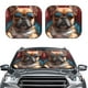 thumbnail image 2 of Balery French Bulldog In Sunglasses Parasol para parabrisas de coche de 2 piezas | Parasol plegable para parabrisas delantero de coche para la mayoría de sedanes-Medium, 2 of 6
