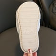thumbnail image 5 of Hessimy Kids Boys Girls Warm Slippers Kids Non-Slip Winter Indoor Household Shoes Kids Slippers Cow Slippers Boys Slippers Toddler House Slippers (Beige,11), 5 of 7