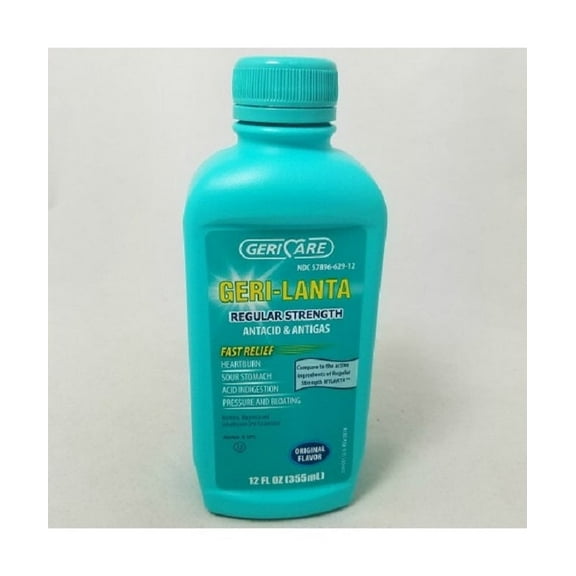 GeriCare Geri-Lanta Antacid/Antigas Liquid, 12oz 057896629129A120