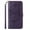 Purple, variant on Dteck for Apple iPhone 14 Wallet Case with Wrist Strap,Butterfly & Flower Embossed PU Leather Magnetic Clasp Flip Kickstand Card Slots Purse Shockproof Phone Cover,Gray