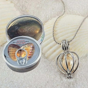 Fashion Love Best Wish Necklace Oyster Drop Pendant Necklaces Jewelry Gifts for Women