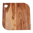 thumbnail image 3 of Cutting Board Series, Acacia Wood Cutting Boards for Kitchen, Wooden Serving Charcuterie Board, Organic Wood Board, Ideal for Chopping Meat, Fruits, Cheese 12.2"X12.2", 3 of 7