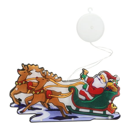 

Okwish Cartoon Pendant Sucker Lamp Light LED Christmas Ornaments Pendants Santa Claus 1pcs Copper Wire + Plastic Accessories