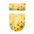 thumbnail image 2 of HELLHERO Fashion for Bathroom Fits All Toilet Shapes Toilet Cover Set Soft Adjustable Non-Slip Yellow Pattern, 2 of 6