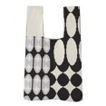thumbnail image 2 of Bolsa con asa superior Patrón de lunares a cuadros Monedero tejido para mujer para el trabajo (Negro) Sywqhk Para Estrenar, 2 of 9