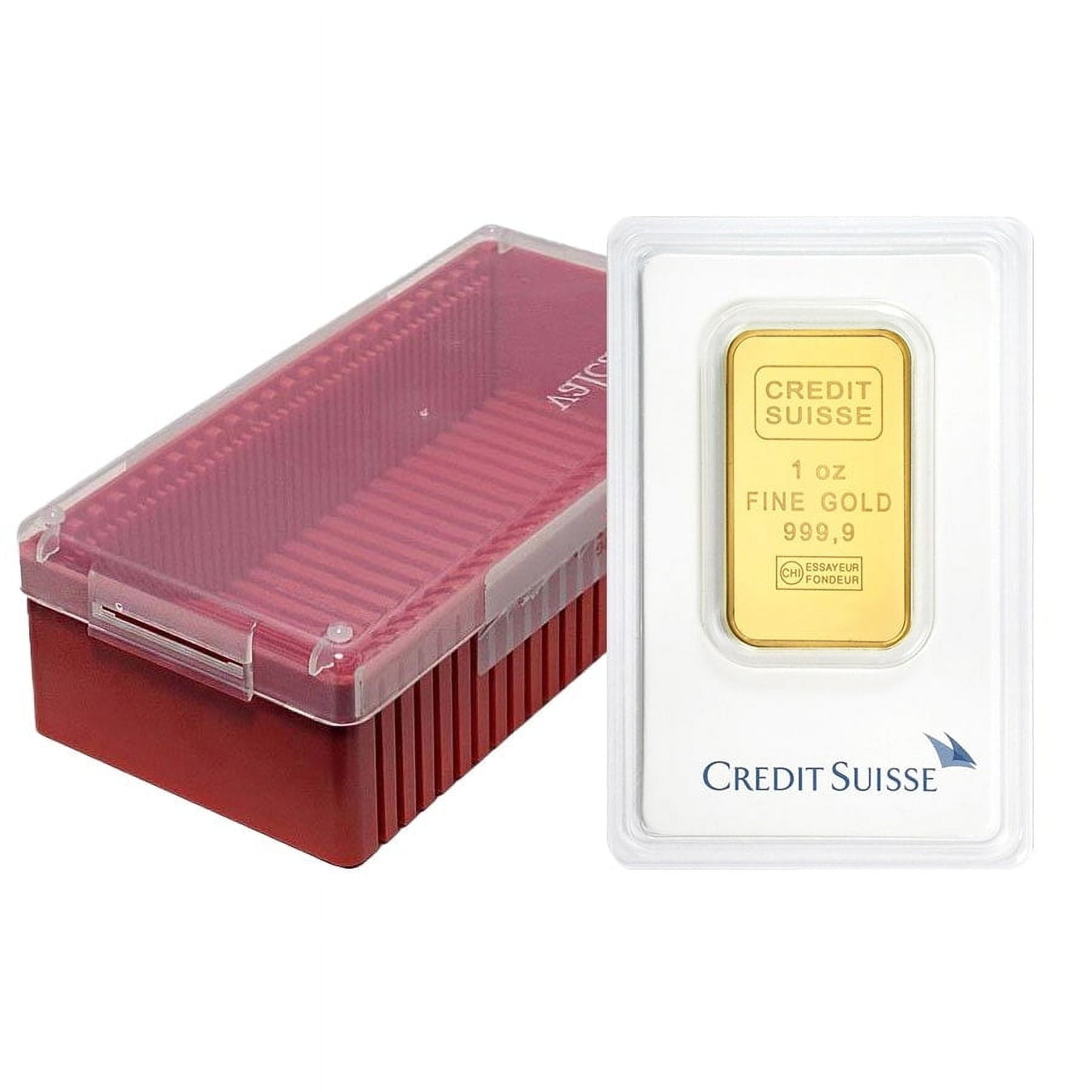 Credit Suisse 1 oz Gold Bullion Bar .9999 Fine (In Assay