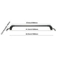 thumbnail image 6 of KFFKFF Roof Rack Cross Bars, 41.3" Aluminum Roof Rack Crossbars, Fit Roof without Side Rail, 155 lbs Load Capacity, Adjustable Bare Roof Crossbars with Locks, for SUVs, Sedans, and Vans, 6 of 9