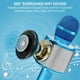 thumbnail image 3 of Micrófono para niños, micrófono de karaoke inalámbrico Bluetooth para adultos, máquina de karaoke portátil, regalo de fiesta de cumpleaños para niños y niñas (azul), 3 of 5